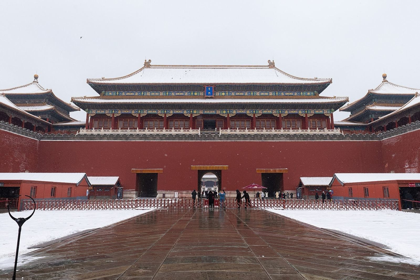 Forbidden City at opening, Jingshan Hill view and a hutong walk by bike