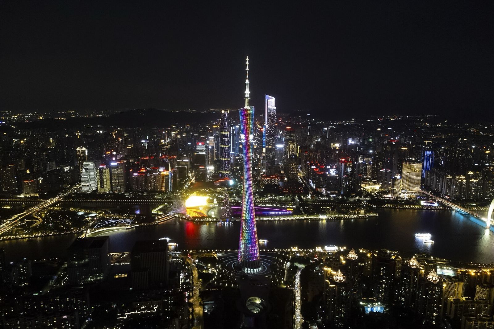 Guangzhou, Dim sum mornings, Shamian Island, and the Canton Tower at night