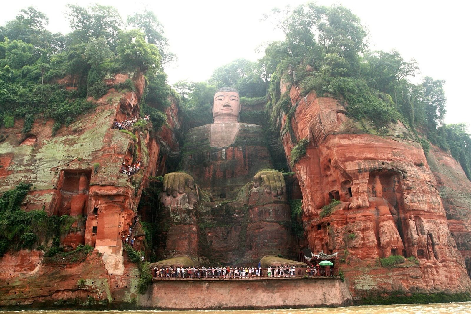 Giant pandas at opening and the Leshan Giant Buddha, private car, photo 2